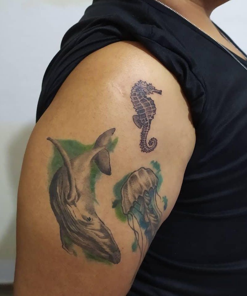 20 Best Seahorse Tattoos For Your Next Ink