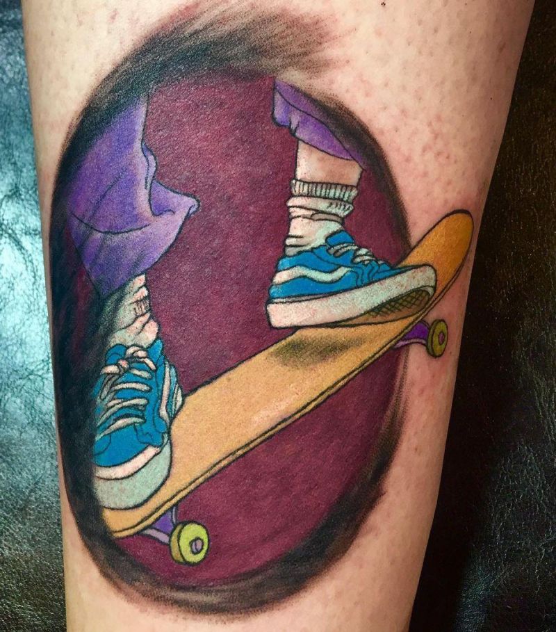 20 Cool Skateboard Tattoos For Your Next Ink