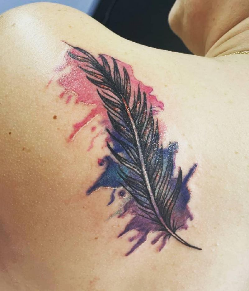 20 Classy Feather Tattoos You Can Copy