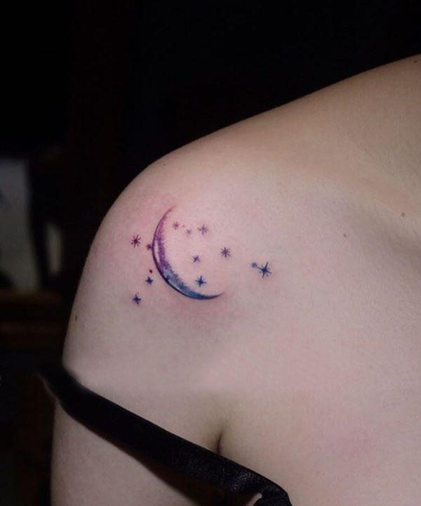 20 Gorgeous Moon Tattoos Give You Inspiration