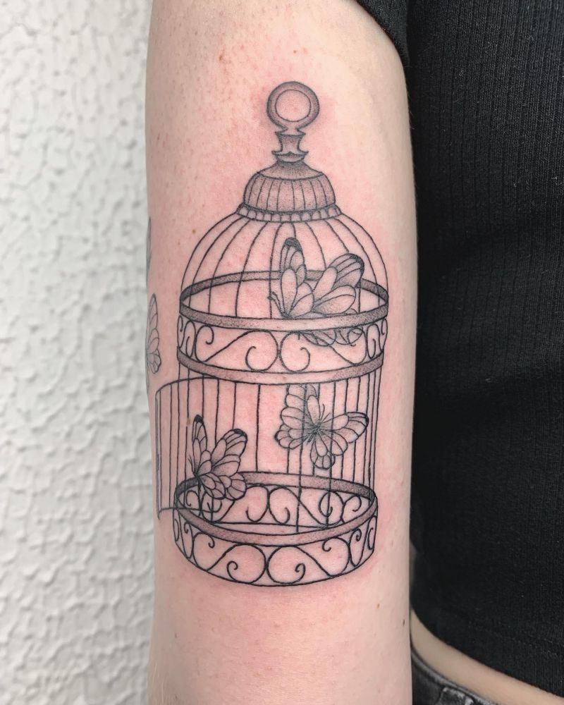 20 Cool Cage Tattoos For Your Next Ink