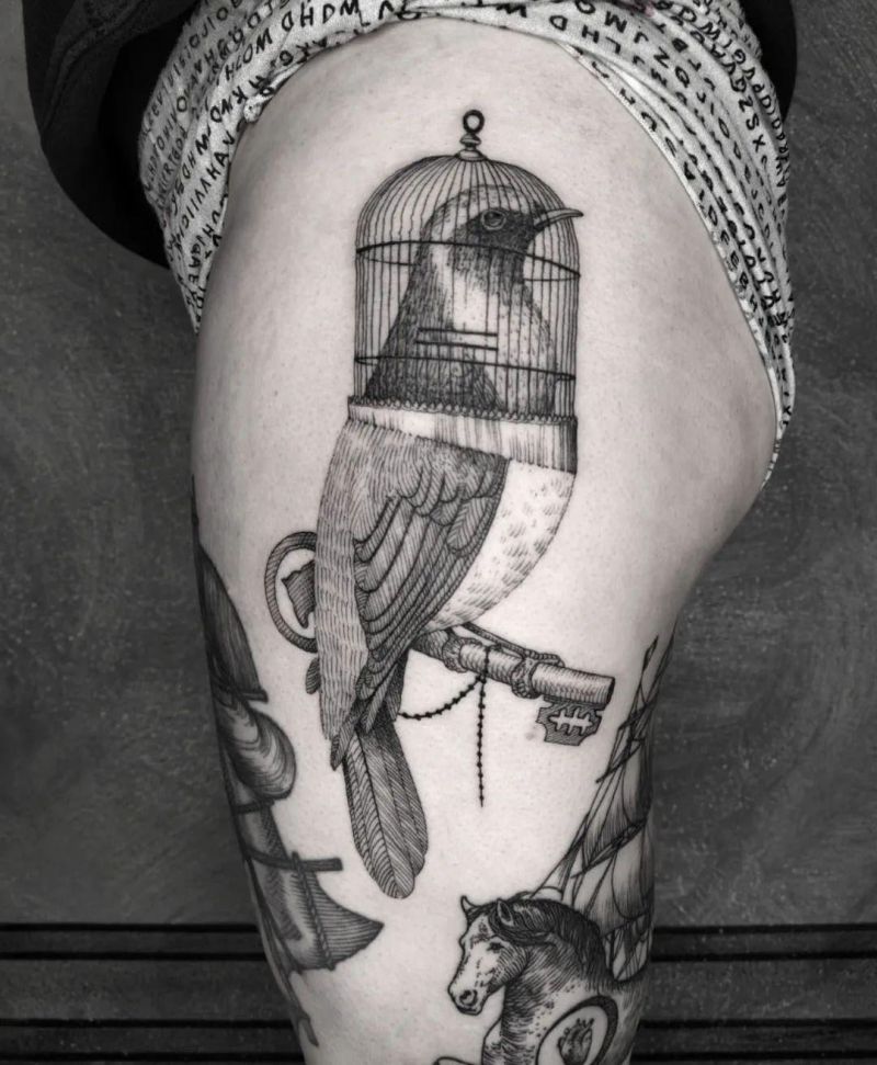 20 Cool Cage Tattoos For Your Next Ink