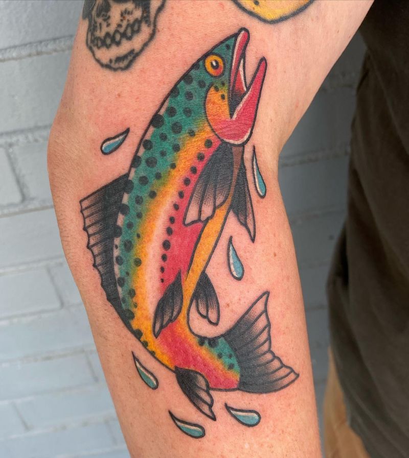 20 Classy Trout Tattoos You Can Copy