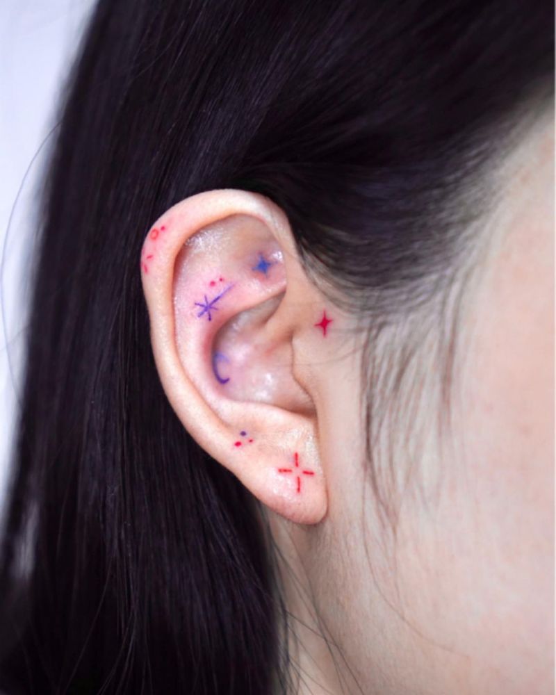 20 Classy Ear Tattoos You Can’t Miss