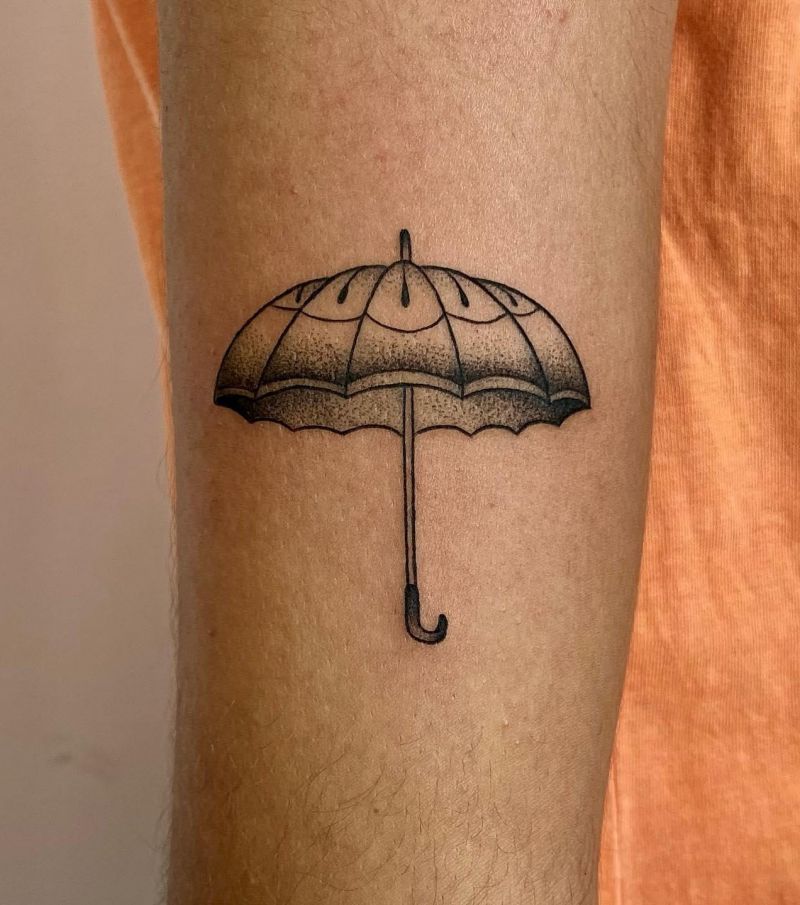 20 Unique Umbrella Tattoos You Can Copy