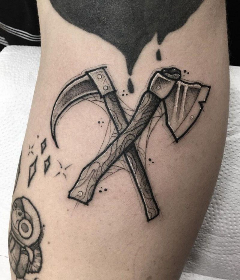 20 Cool Axe Tattoos for Your Inspiration