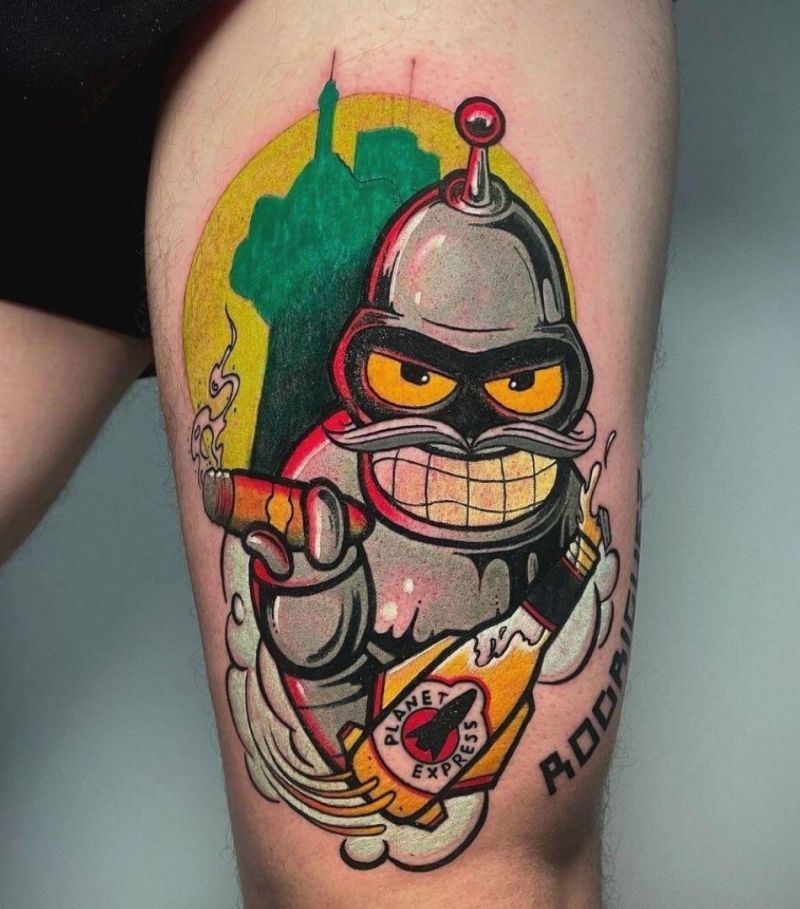 20 Cool Bender Tattoos You Can Copy