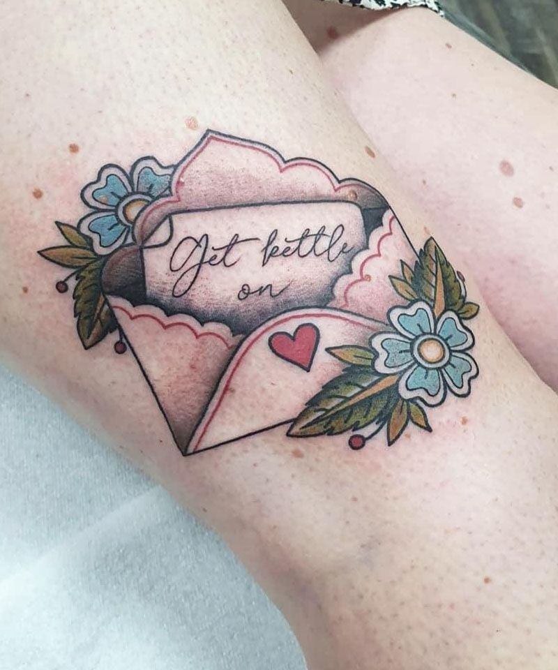 20 Romantic Envelope Tattoos Make You Unique