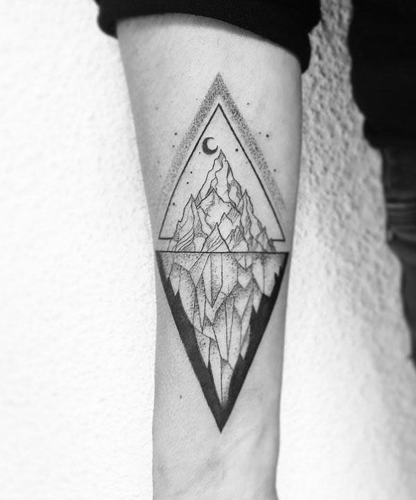 20 Excellent Iceberg Tattoos You Can't Miss