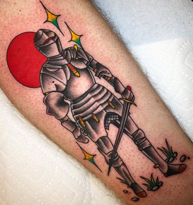 20 Cool Armor Tattoos You Can Copy