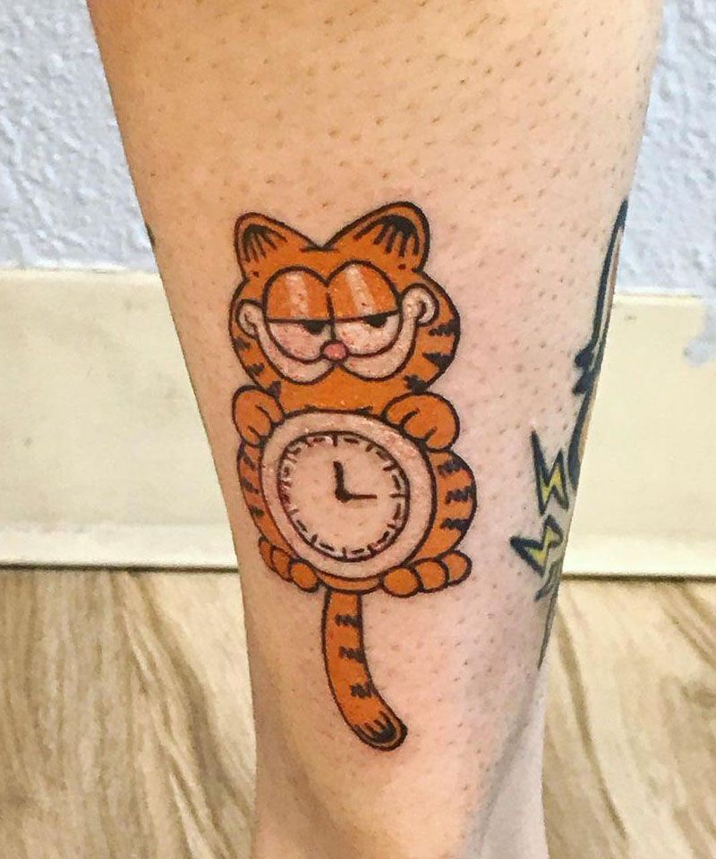 20 Lovely Garfield Tattoos For Your Next Ink