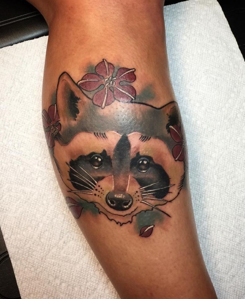 20 Cute Raccoon Tattoos Give You Inspiration