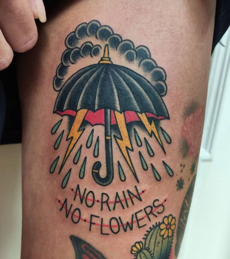 20 Unique Umbrella Tattoos You Can Copy