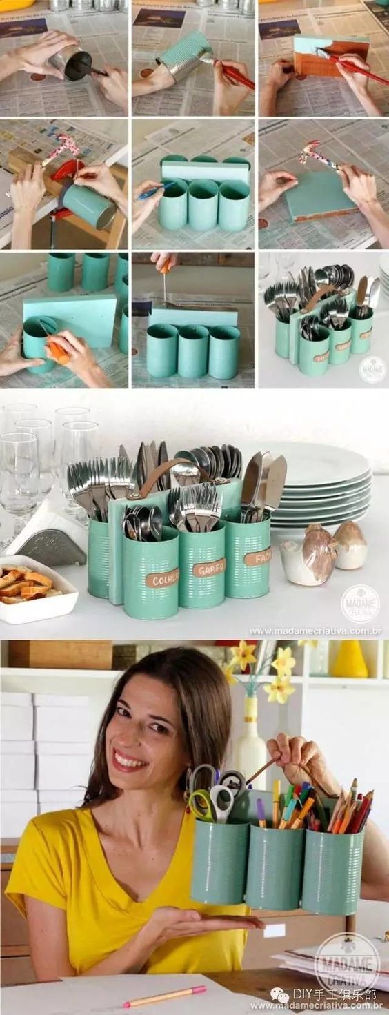 20 Awesome Ideas & Tutorials for Upcycling Tin Cans – Tiger Feng