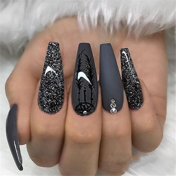 56 Stylish Acrylic Coffin Nail Designs And Colors For Spring – Page 25 ...