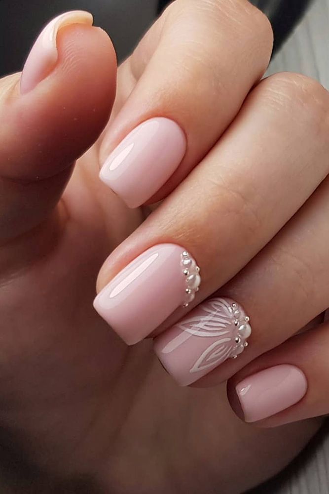 66 Eye-Catching Bridal Nail Designs for The Big Day – Page 37 – Tiger Feng