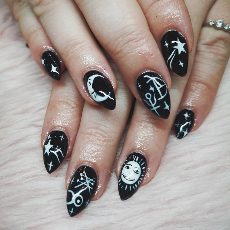 51 Trendy Witch Nail Art Designs For Halloween – Page 28 – Tiger Feng